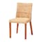 Bali & Pari Rowen Bohemian Light Honey Kubu Rattan and Mahogany Wood Dining Chair 245-13712-ZORO - alternate 1